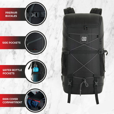 STEALTH 40L Backpack for Men and Women,with Rain Cover & Shoe Compartment