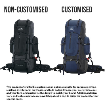 EXPEDITION 80L Rucksack with shoe compartment & Rain Cover