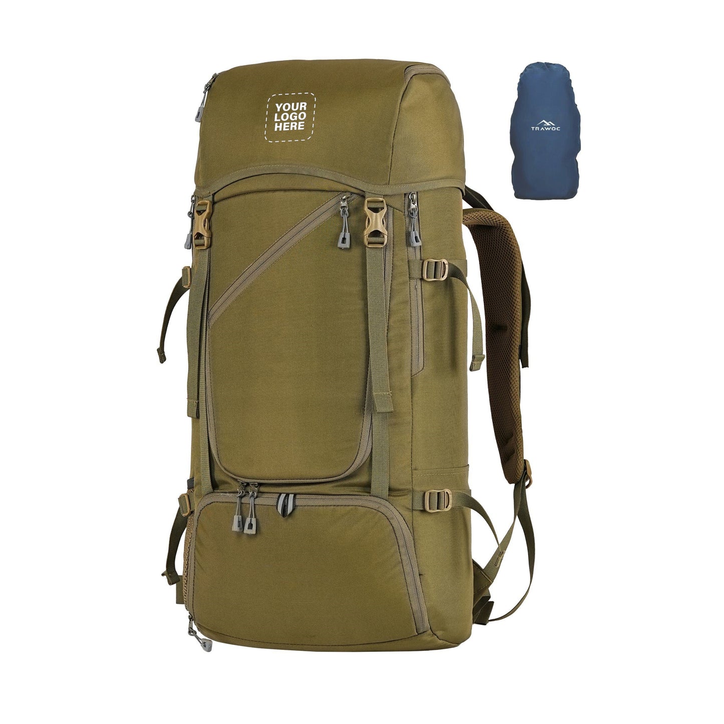 IGNITE 50 L travel Bag Front & Top Open Backpack with Rain Cover and Shoe Compartments