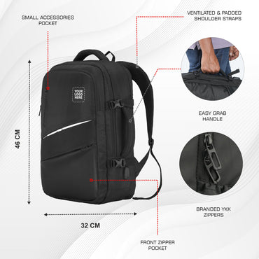 TPB02 - 25L Laptop Backpack with USB Charging Port for Men & Women