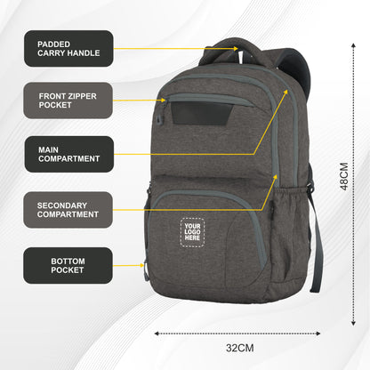 TPB04 - 30L Laptop Backpack   16-Inch Compartment, USB Charging Port