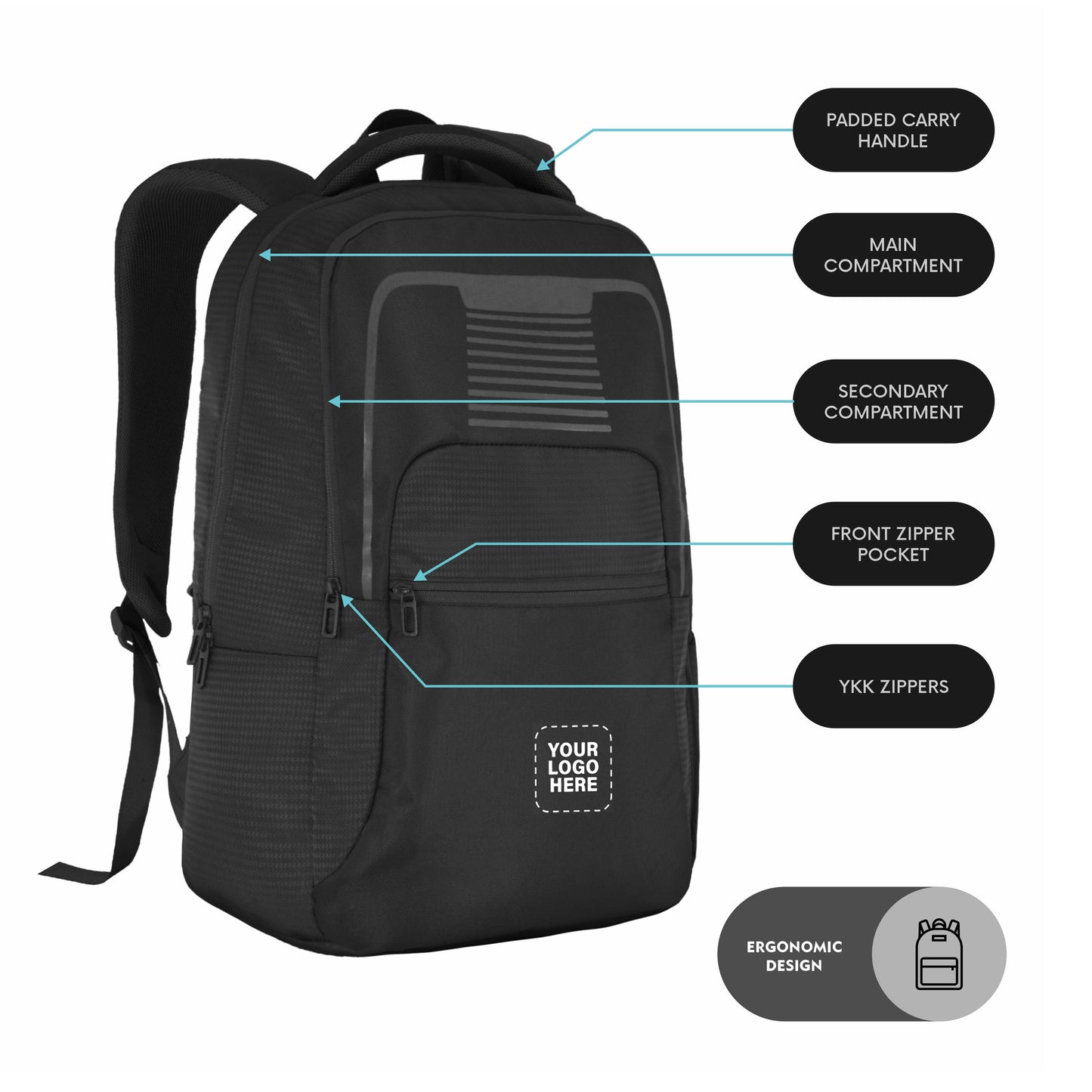 Carriz CPB03 25L Laptop Backpack