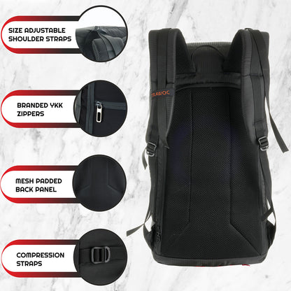 STEALTH 40L  Backpack for Men and Women,with Rain Cover & Shoe Compartment