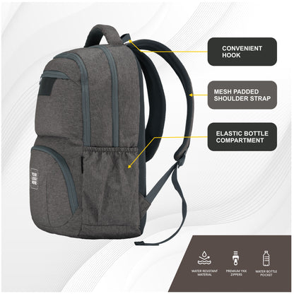 TPB04 - 30L Laptop Backpack   16-Inch Compartment, USB Charging Port