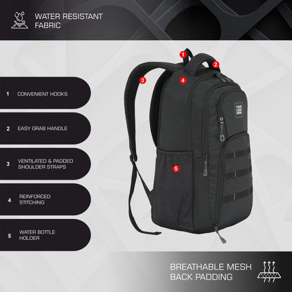 TPB05 - 35L  Office & Travel Bag with 16-Inch Padded Laptop Compartment, USB Charging Port