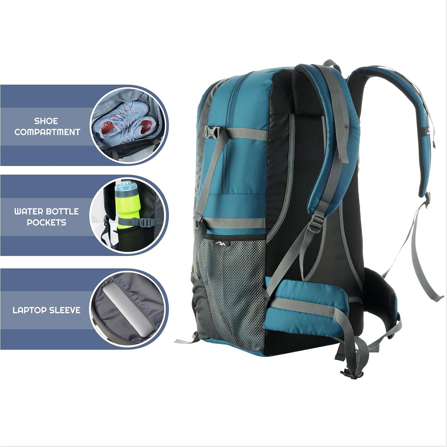 BLAZE 55 L Travel Backpack Daypack  for Camping Hiking Trekking