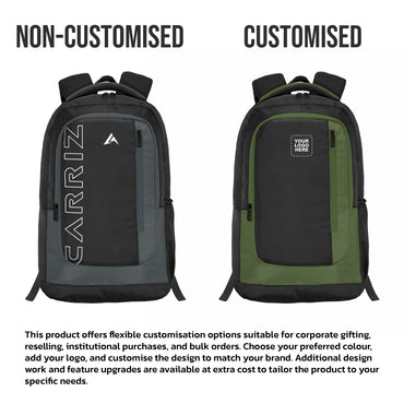 Carriz CPB02 26L Laptop Backpack -Black